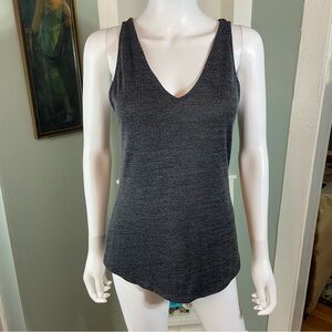 Jo & Co Dark Gray Women's Knit Long Tank Top Medium M